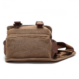Men Canvas Multifunctional Casual Shoulder Bag Outdoor Travel Sports Crossbody Bags