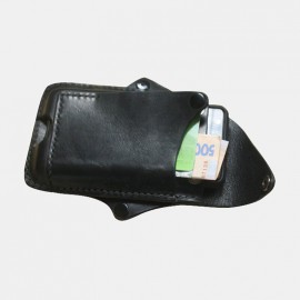Men EDC 6.3”Inch Genuine Leather Phone Case