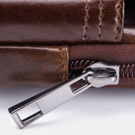 Men EDC Genuine Leather 5.5 Inch Phone Holder Waist Belt Bag