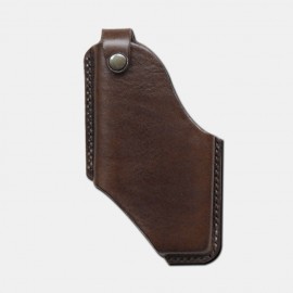 Men EDC Genuine Leather 6.5 Inch Phone Holder Phone Case Waist Belt Bag