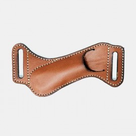 Men EDC Genuine Leather Retro Multitool Belt Sheath for Buck 110 Waist Belt Bag