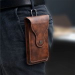 Men EDC Retro 6.3 Inch Phone Case Waist Belt Bag