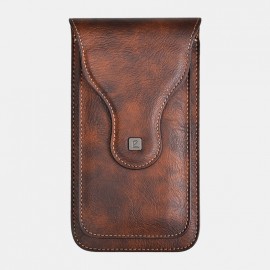 Men EDC Retro 6.3 Inch Phone Case Waist Belt Bag