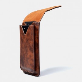 Men EDC Retro 6.3 Inch Phone Case Waist Belt Bag