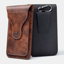 Men EDC Retro 6.3 Inch Phone Case Waist Belt Bag