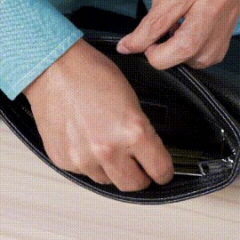Men Genuine Leather Anti-theft Business Crossbody Bag Shoulder Bag