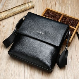 Men Genuine Leather Anti-theft Business Crossbody Bag Shoulder Bag