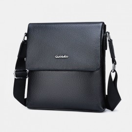 Men Genuine Leather Anti-theft Business Crossbody Bag Shoulder Bag