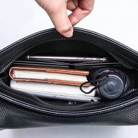 Men Genuine Leather Anti-theft Business Crossbody Bag Shoulder Bag