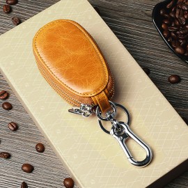 Men Genuine Leather Car Key Holder Key Bag