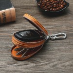 Men Genuine Leather Car Key Holder Key Bag