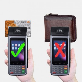 Men Genuine Leather Multi-card Slots Retro Coin Wallet SIM Card Foldable Card Holder Wallet