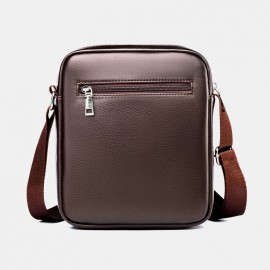 Men Large Capacity Anti-theft Multi-Layers Business Crossbody Bag