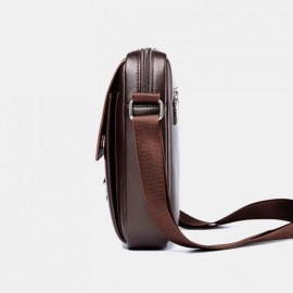 Men Large Capacity Anti-theft Multi-Layers Business Crossbody Bag