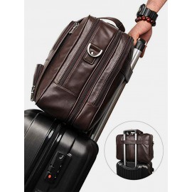 Men Multi-pocket Multifunction Splashproof 15.6 Inch Laptop Bags Briefcases Shoulder Bag Handbag