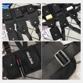 Men Multi-pocket Vest Tactical Hip-Hop Chest Bag Sling bag