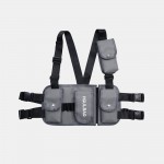 Men Multi-pocket Vest Tactical Hip-Hop Chest Bag Sling bag