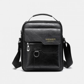 Men Multifunction Anti-theft Retro Crossbody Bag Shoulder Bag