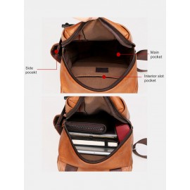 Men Multifunction Wear-resistant Waterproof Crossbody Bag Chest Bag Sling Bag