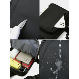 Men Nylon Large Capacity Waterproof Multi-Pocket Chest Bags Shoulder Bag Crossbody Bags