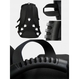 Men Outdoor Waterproof USB Charging Multi-pocket Travel Backpack