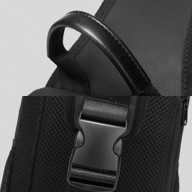 Men Oxford Anti-theft USB Charging Multi-pocket Waterproof Outdoor Crossbody Bag Chest Bag Sling Bag