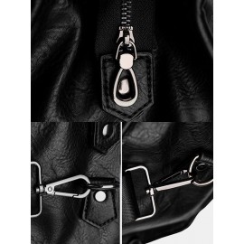 Men PU Leather 15.6 Inch Laptop Bag Briefcases Travel Handbag Crossbody Bag