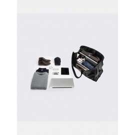 Men PU Leather 15.6 Inch Laptop Bag Briefcases Travel Handbag Crossbody Bag