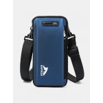 Men PU Leather Mini Multi-carry Crossbody Bag Shoulder Bag Phone Bag Waist Bag