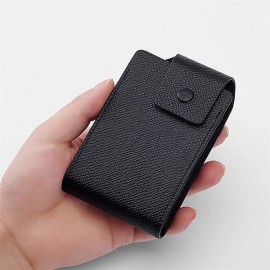 Men Plain Pure Color Multi-slot Card Holder Wallet