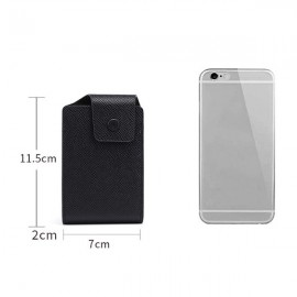 Men Plain Pure Color Multi-slot Card Holder Wallet