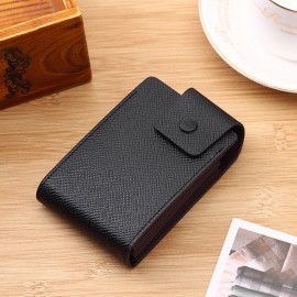 Men Plain Pure Color Multi-slot Card Holder Wallet