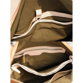 Men Retro Multi-pocket 15.6 Inch Laptop Bag Briefcase Business Handbag Crossbody Bag