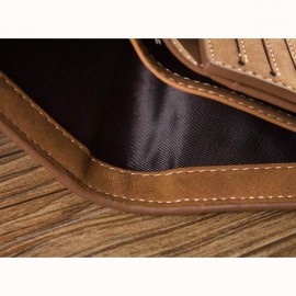 Men Scrub PU Multi-card Bit Wallet SIM Card Holder Purse Bag
