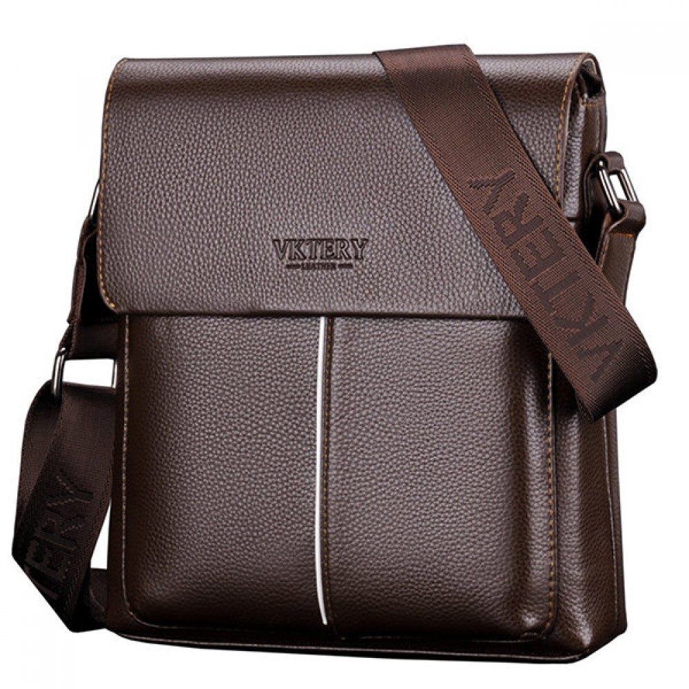 Men Simple Business Shoulder Bag Crossbody Bag
