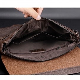 Men Simple Business Shoulder Bag Crossbody Bag