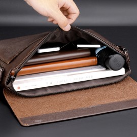 Men Simple Business Shoulder Bag Crossbody Bag