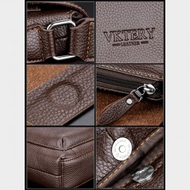 Men Simple Business Shoulder Bag Crossbody Bag