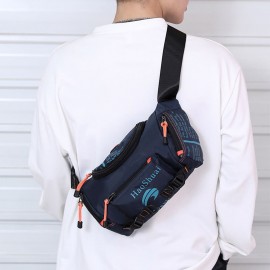Men Sporty Headphone Plug Crossbody Bag