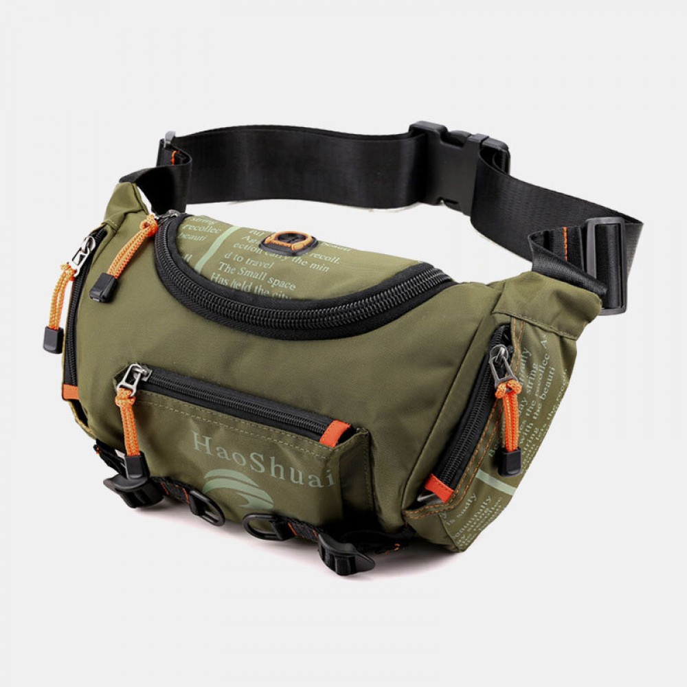 Men Sporty Headphone Plug Crossbody Bag