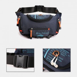 Men Sporty Headphone Plug Crossbody Bag