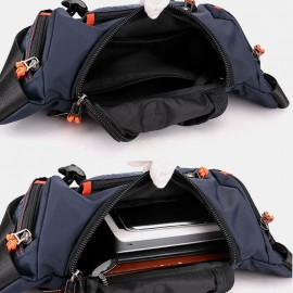 Men Sporty Headphone Plug Crossbody Bag