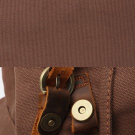 Men Vintage Waterproof Wear-resistant Outdoor Travel Backpack