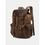 Men Waterproof Canvas Retro Computer Backpack