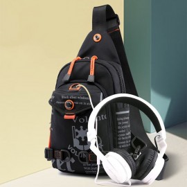 Men Waterproof Multifunctional Outdoor Chest Bag Crossbody Bag