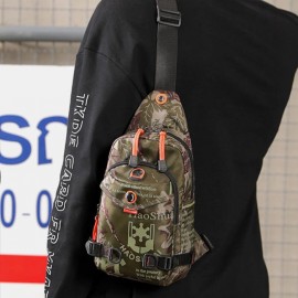 Men Waterproof Multifunctional Outdoor Chest Bag Crossbody Bag