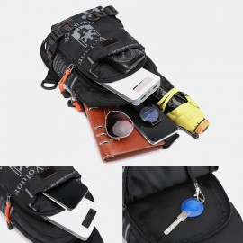 Men Waterproof Multifunctional Outdoor Chest Bag Crossbody Bag