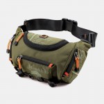 Men Waterproof Outdoor Headphone Plug Crossbody Bag Chest Bag Sling Bag