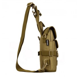 Men Women Outdoor Tactical Shoulder Bag Double Use Sports Hiking Multifunction Bag