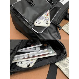Men Women Oxford Hip-hop Crossbody Bag Shoulder Bag Lightweight Travel Bag